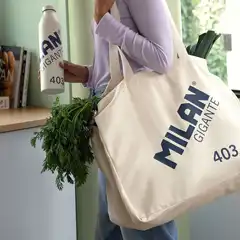 BOLSO TOTE BAG GRANDE COLECCION MILAN GIGANTE 403 SINCE 1918 BEIGE 62102G403BG BOLSO TOTE BAG GRANDE COLECCION MILAN GIGANTE 403 SINCE 1918 BEIGE 62102G403BG