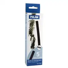 CAJA 5 BARRITAS DE CARBONCILLO NATURAL Ø 9-11MM MILAN 7804