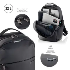 MOCHILA GRANDE NEGRA BAG TO WORK MR 16980 MOCHILA GRANDE NEGRA BAG TO WORK MR 16980