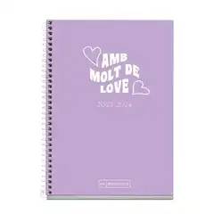 Material AGENDA ESCOLAR ACTIVA SV CATALAN SCHOOL 23/24 LAVANDA MR 26528
