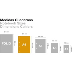 NB 8 A4 200 CUADRICULA PP GRIS MR 42238 NB 8 A4 200 CUADRICULA PP GRIS MR 42238