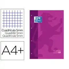 RECAMBIO OXFORD ENCOLADO MORADO  A4 80HJ CDLA 400123682