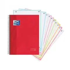 CUADERNO OXFORD EUROPEANBOOK 10 TAPA EXTRADURA A4+ 150HJ 90GR 5X5 COL. SURTIDOS (400151482)