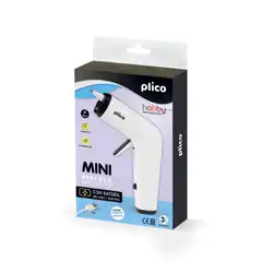 Material PISTOLA TERMOFUSIBLE MINI PLICO CON BATERIA RECARGABLE USB 1660