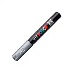 MARCADOR POSCA PINTURA BASE AGUA 0,7MM PLATA (PC1MR07PL)