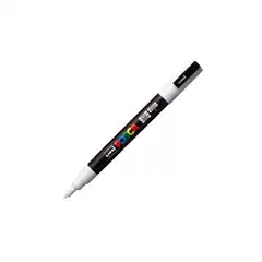 MARCADOR POSCA PINTURA BASE AL AGUA 0,9-1,3 MM BLANCO PC3M-BL