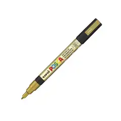 MARCADOR POSCA PINTURA BASE AL AGUA 0,9-1,3 MM ORO PC3M-OR