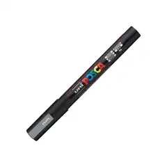 MARCADOR POSCA PINTURA BASE AL AGUA 0,9-1,3 MM PLATA PC3M-PL