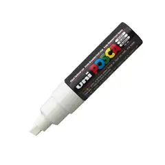 UNI POSCA BOLD WHITE PC-8K PC8K01400