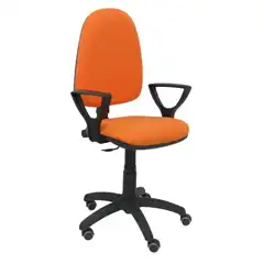 SILLA AYNA BALI NARANJA BRAZOS FIJOS RUEDAS DE PARQUÉ 04CPBALI308BGOLFRP PIQUERAS Y CRESPO
