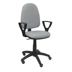 SILLA AYNA BALI GRIS CLARO BRAZOS FIJOS RUEDAS DE PARQUÉ 04CPBALI40BGOLFRP PIQUERAS Y CRESPO