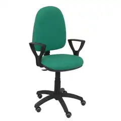 SILLA AYNA BALI VERDE BRAZOS FIJOS RUEDAS DE PARQUÉ 04CPBALI456BGOLFRP PIQUERAS Y CRESPO