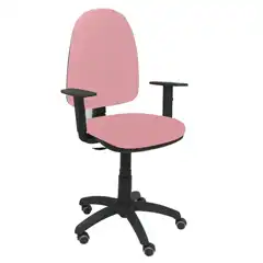 SILLA AYNA BALI ROSA PÁLIDO BRAZOS REGULABLES RUEDAS DE PARQUÉ 04CPBALI710B10RP PIQUERAS Y CRESPO