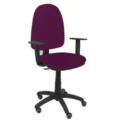 SILLA AYNA BALI MORADO BRAZOS REGULABLES RUEDAS DE PARQUÉ 04CPBALI760B10RP PIQUERAS Y CRESPO