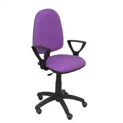 SILLA AYNA BALI LILA BRAZOS FIJOS RUEDAS DE PARQUÉ 04CPBALI82BGOLFRP PIQUERAS Y CRESPO
