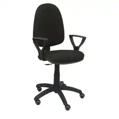 SILLA AYNA BALI NEGRO BRAZOS FIJOS RUEDAS DE PARQUÉ 04CPBALI840BGOLFRP PIQUERAS Y CRESPO