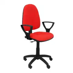 SILLA ALGARRA ROJO BRAZOS FIJOS 1006RJ PIQUERAS Y CRESPO