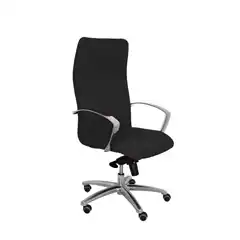 SILLÓN CAUDETE PIEL NEGRO 115DBPIELNE PIQUERAS Y CRESPO
