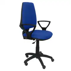 SILLA ELCHE CP BALI AZUL BRAZOS FIJOS RUEDAS DE PARQUET 14CPBALI229BGOLFRP PIQUERAS Y CRESPO
