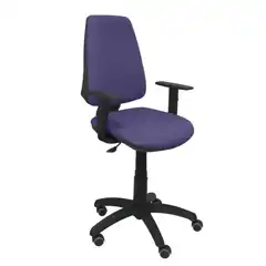 SILLA ELCHE CP BALI AZUL CLARO BRAZOS REGULABLES RUEDAS DE PARQUET 14CPBALI261B10RP PIQUERAS Y CRESPO
