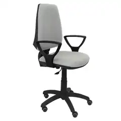 SILLA ELCHE CP BALI GRIS CLARO BRAZOS FIJOS RUEDAS DE PARQUET 14CPBALI40BGOLFRP PIQUERAS Y CRESPO