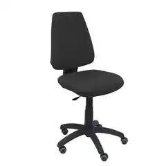 SILLA ELCHE CP BALI NEGRO RUEDAS DE PARQUET 14CPBALI840RP PIQUERAS Y CRESPO