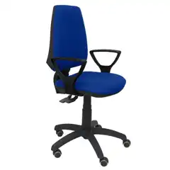 SILLA ELCHE S BALI AZUL BRAZOS FIJOS RUEDAS DE PARQUET 14SBALI229BGOLFRP PIQUERAS Y CRESPO