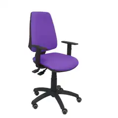 SILLA ELCHE S BALI LILA BRAZOS REGULABLES RUEDAS DE PARQUET 14SBALI82B10RP PIQUERAS Y CRESPO