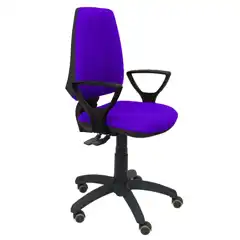 SILLA ELCHE S BALI LILA BRAZOS FIJOS RUEDAS DE PARQUET 14SBALI82BGOLFRP PIQUERAS Y CRESPO