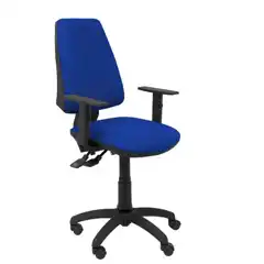 SILLA ELCHE S SIMILPIEL AZUL BRAZOS REGULABLES 14SSPAZB10 PIQUERAS Y CRESPO