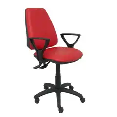 SILLA ELCHE S SIMILPIEL ROJO BRAZOS FIJOS 14SSPV79NBGOLF PIQUERAS Y CRESPO