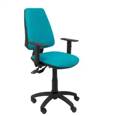 SILLA ELCHE S SIMILPIEL VERDE BRAZOS REGULABLES 14SSPVEB10 PIQUERAS Y CRESPO