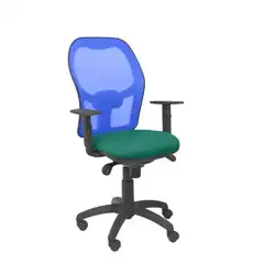SILLA JORQUERA MALLA AZUL ASIENTO BALI VERDE