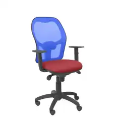 SILLA JORQUERA MALLA AZUL ASIENTO BALI GRANATE