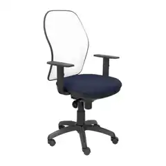 SILLA JORQUERA MALLA BLANCA ASIENTO BALI AZUL MARINO 15SBBALI200 PIQUERAS Y CRESPO