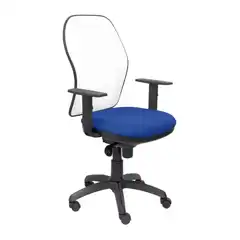 SILLA JORQUERA MALLA BLANCA ASIENTO BALI AZUL 15SBBALI229 PIQUERAS Y CRESPO
