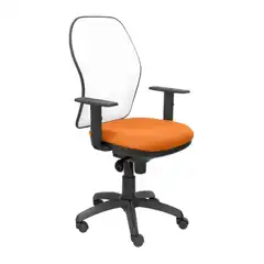 SILLA JORQUERA MALLA BLANCA ASIENTO BALI NARANJA 15SBBALI308 PIQUERAS Y CRESPO