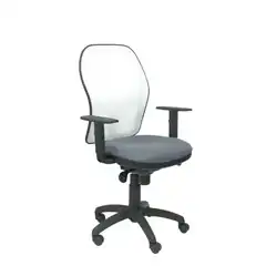 SILLA JORQUERA MALLA BLANCA ASIENTO BALI GRIS OSCURO 15SBBALI600 PIQUERAS Y CRESPO
