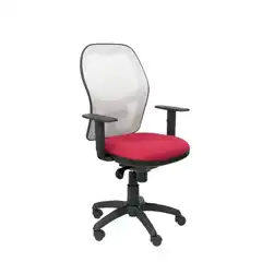 SILLA JORQUERA MALLA BLANCA ASIENTO BALI GRANATE 15SBBALI933 PIQUERAS Y CRESPO