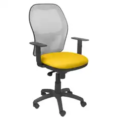 SILLA JORQUERA MALLA GRIS ASIENTO BALI AMARILLO 15SGRBALI100 PIQUERAS Y CRESPO