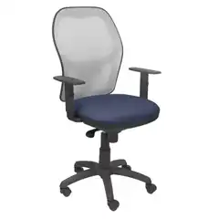 SILLA JORQUERA MALLA GRIS ASIENTO BALI AZUL MARINO 15SGRBALI200 PIQUERAS Y CRESPO