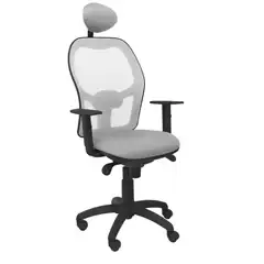 SILLA JORQUERA MALLA GRIS ASIENTO BALI GRIS CLARO CON CABECERO FIJO 15SGRBALI40C PIQUERAS Y CRESPO