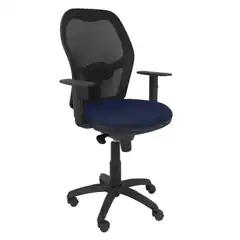 SILLA JORQUERA MALLA NEGRA ASIENTO BALI AZUL MARINO 15SNBALI200 PIQUERAS Y CRESPO