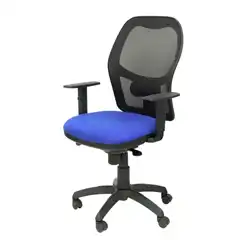 SILLA JORQUERA MALLA NEGRA ASIENTO BALI AZUL 15SNBALI229 PIQUERAS Y CRESPO