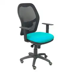 SILLA JORQUERA MALLA NEGRA ASIENTO BALI VERDE 15SNBALI39 PIQUERAS Y CRESPO
