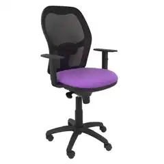 SILLA JORQUERA MALLA NEGRA ASIENTO BALI LILA 15SNBALI82 PIQUERAS Y CRESPO
