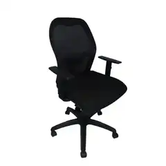 SILLA JORQUERA MALLA NEGRA ASIENTO BALI NEGRO CON TRASLA 15SNBALI840TK PIQUERAS Y CRESPO