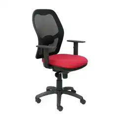 SILLA JORQUERA MALLA NEGRA ASIENTO BALI GRANATE 15SNBALI933 PIQUERAS Y CRESPO