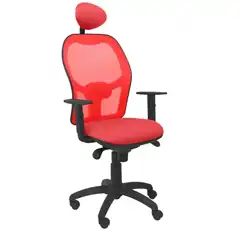 SILLA JORQUERA MALLA ROJA ASIENTO BALI ROJO CON CABECERO FIJO 15SRBALI350C PIQUERAS Y CRESPO