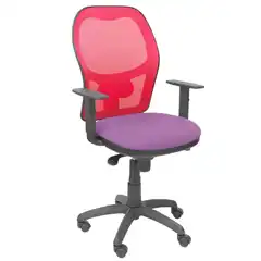 SILLA JORQUERA MALLA ROJA ASIENTO BALI LILA